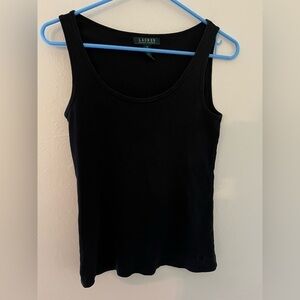 Ralph Lauren Black Ribbed Women’s Tank Top Sz Medium
